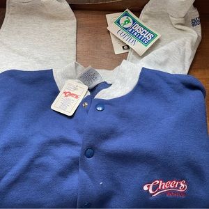 Vintage Cheers TV show Sweatshirt material jacket